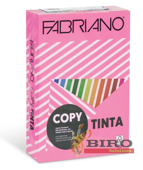 Hîrtie colorată A4 FABRIANO Tinta Fucsia, 80 gr/m2, 500 foi, intensiv, roz
